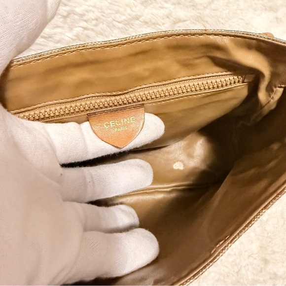 CELINE Macadam Vintage Shoulder Crossbody Bag Adjustable Strap - Picture 10 of 16